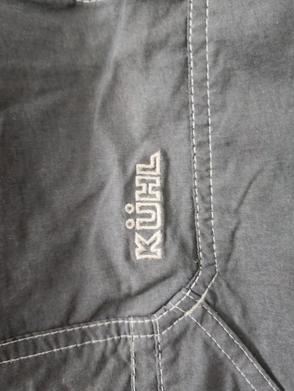 Khul Flat Front cargo Shorts Athleisure Moisture Wicking Mens Size 40 - Picture 3 of 4